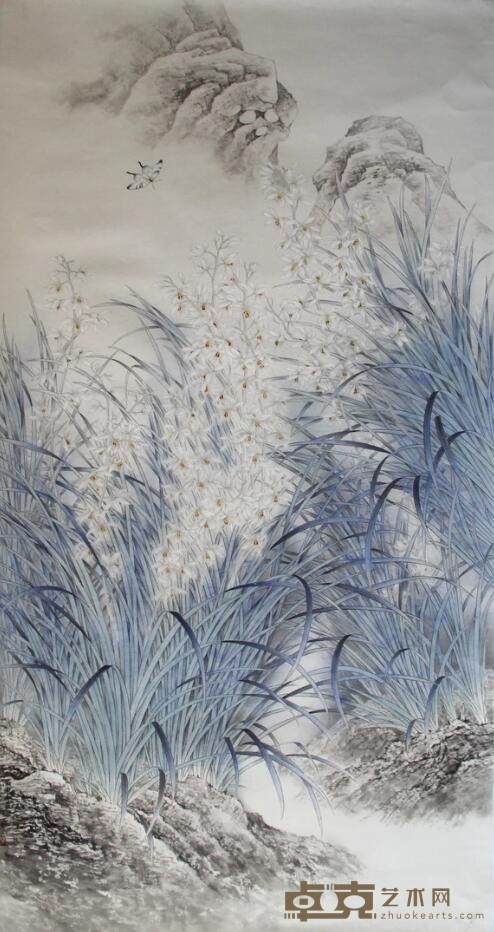 《清晖自远》 陈兰卿 91x171cm 2016年