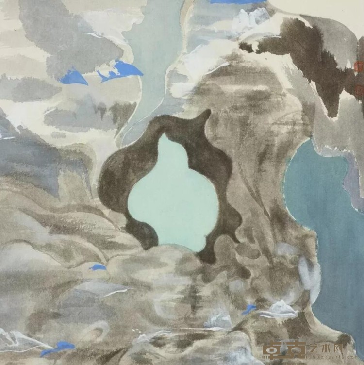 《照见行深》 王琳 Wang Lin 38x38cm 2019年 纸本设色