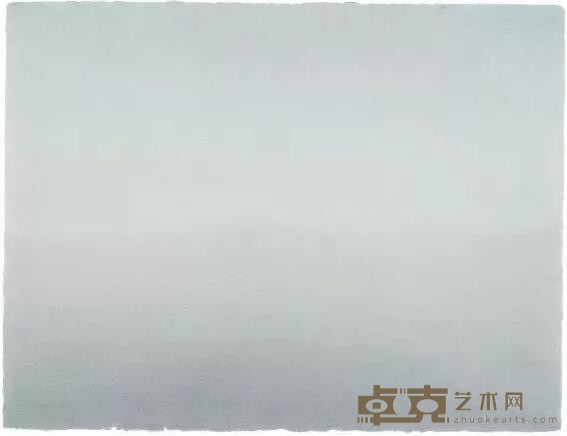 《丘（十七）》 裴晓 Pei xiao 76x56cm 2016年 纸本矿物色