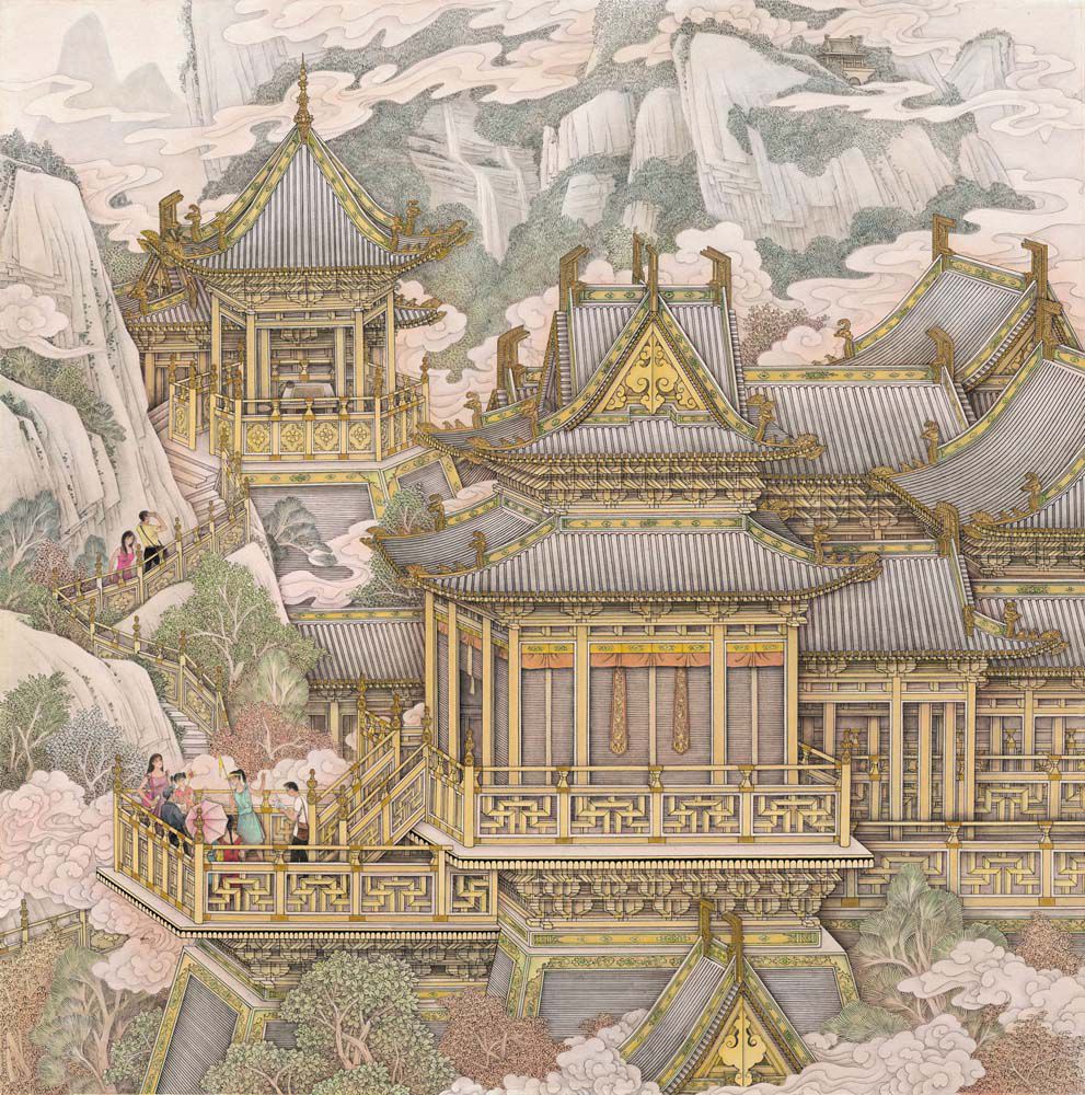 神游119×120cm