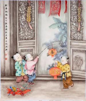 贺岁年画