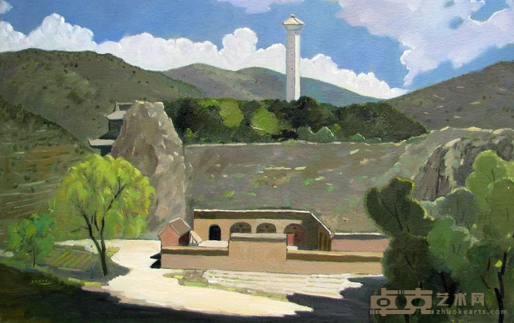 《苏州评弹》 王岩松 90x70cm 2017年 亚麻油彩