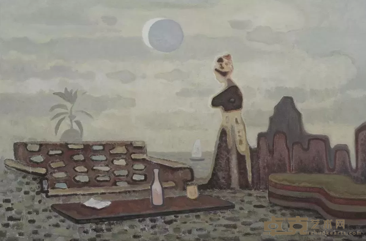 《风景》 吉磊 200x300cm 2017年 布面油画