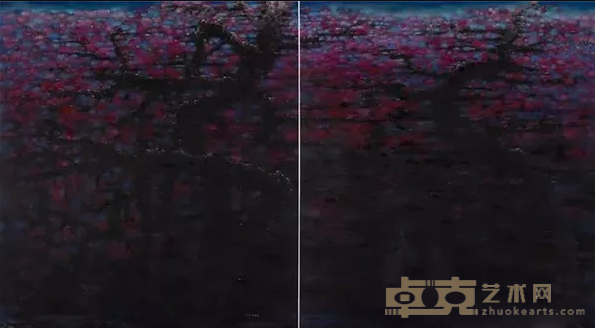 《微信-今日山水系列》 吴松 136x68cm 2015年 水墨 宣纸+部分微喷