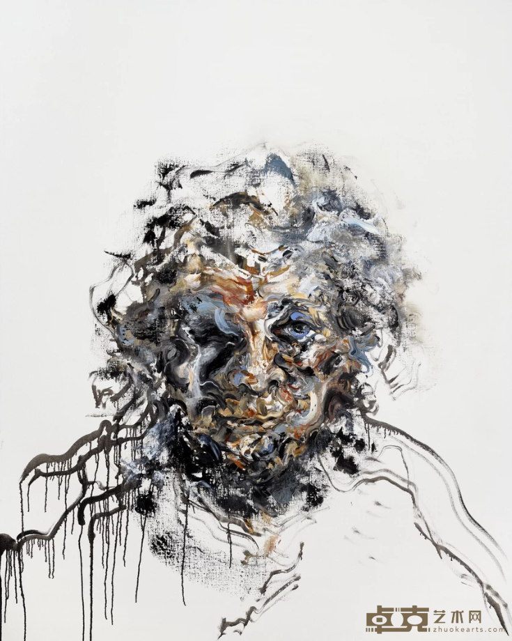 《自画像》 玛吉·汉布林 153x122cm 2018年 布面油画