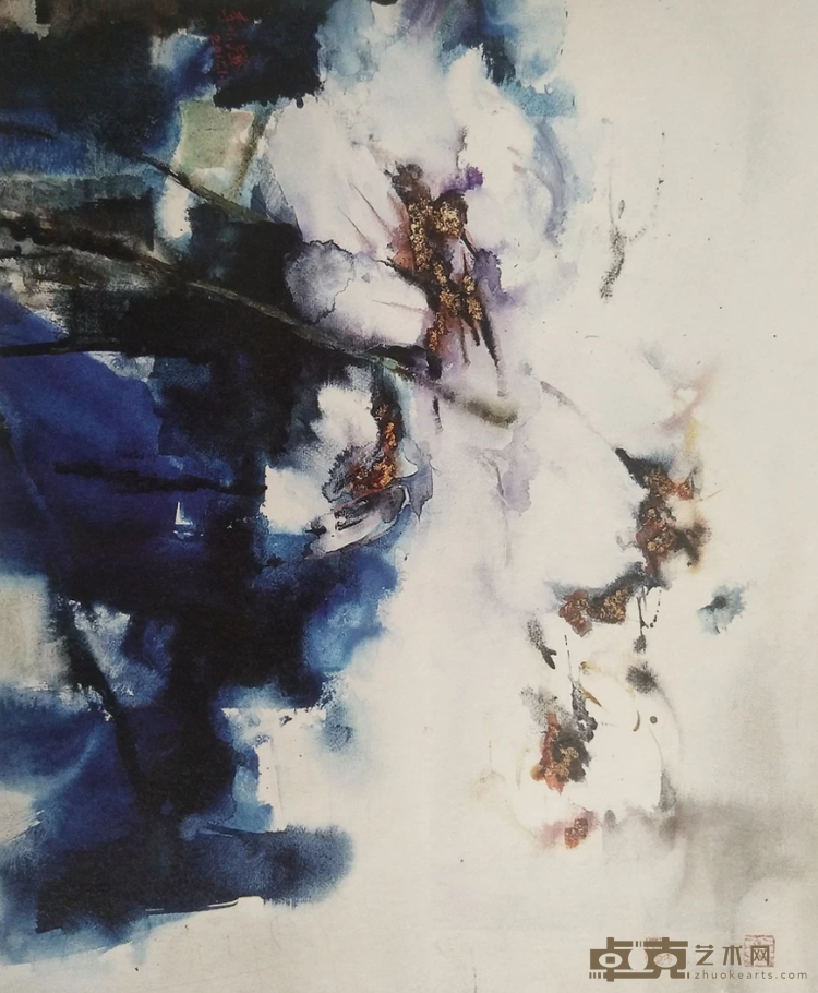 《紫气东来》 李小澄 80×65cm
