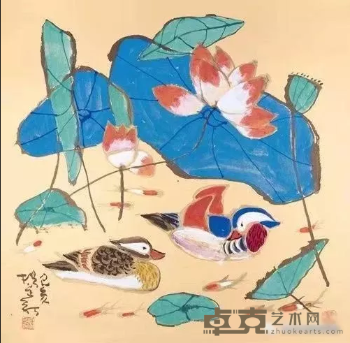 《岁月静好》 69x70cm