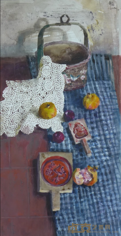 《中秋》 李小澄 57×109cm