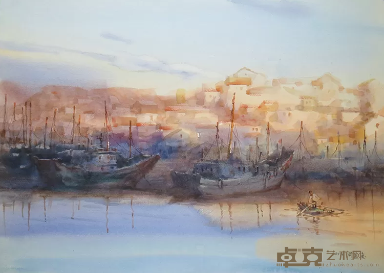 《金色时分》 周蓝凌 57x76cm