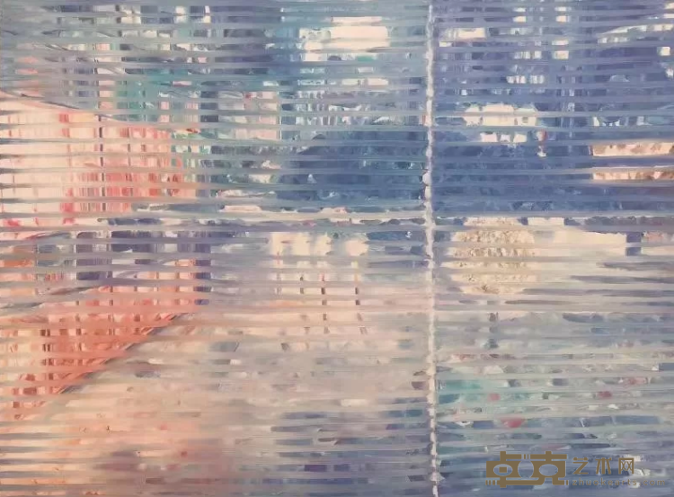 《Sanlitun at Night No. 2 夜里的三里屯之二》 Han Qing - 韩情 115x150cm 2017年 Oil on canvas 布面油画