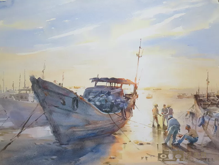 《阳光灿烂的日子》 周蓝凌 57x76cm