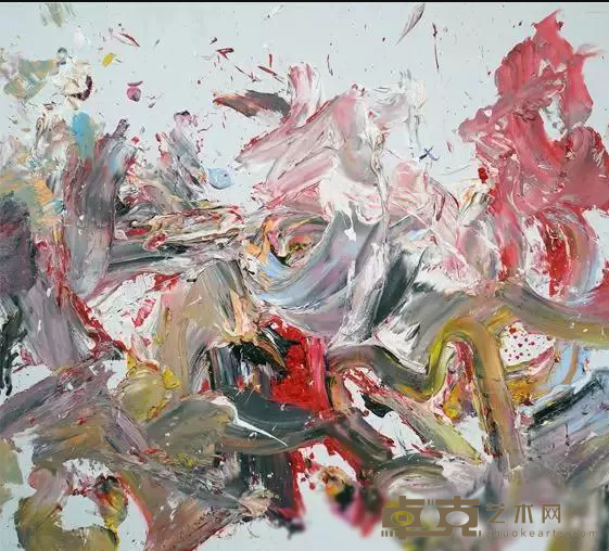 《抽象作品e27》 王易罡 140x160 2019年 布面油画
