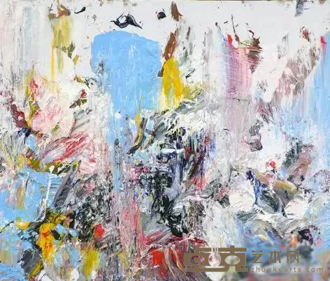 《抽象作品s149》 王易罡 95x110cm 2015年 布面油画