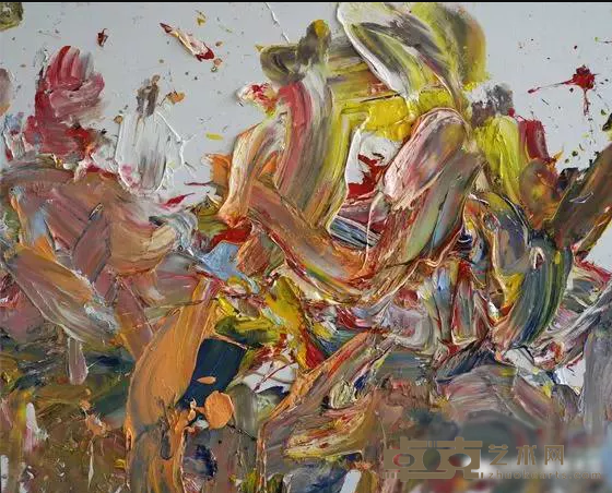 《抽象作品e44》 王易罡 120x150cm 2019年 布面油画