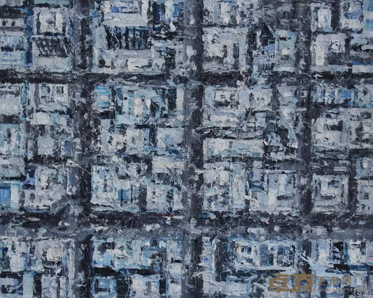 《城市空间04》 王小双 80x100cm 2014年 布面油画