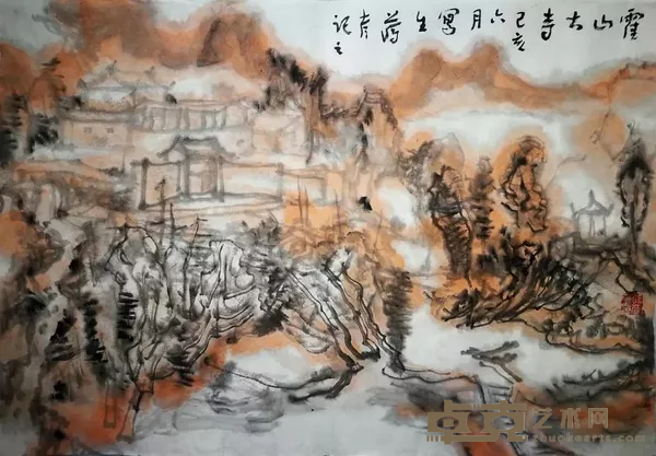 《己亥红色之旅-写生手稿之三十六》 蒋彦 2019年 中国画