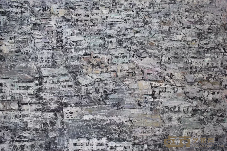 《城中村03》 王小双 120x180cm 2014年 布面油画