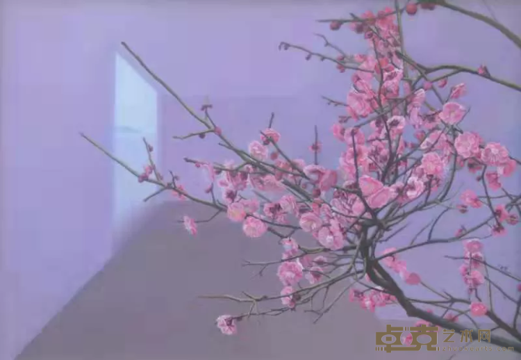 《梅花系列》 周子瑾 50×70cm 2018年 布面油画
