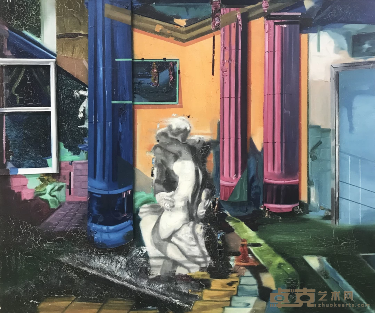 《迟暮》 王金博 50cm×60cm 2019年 布面油画、聚苯乙烯