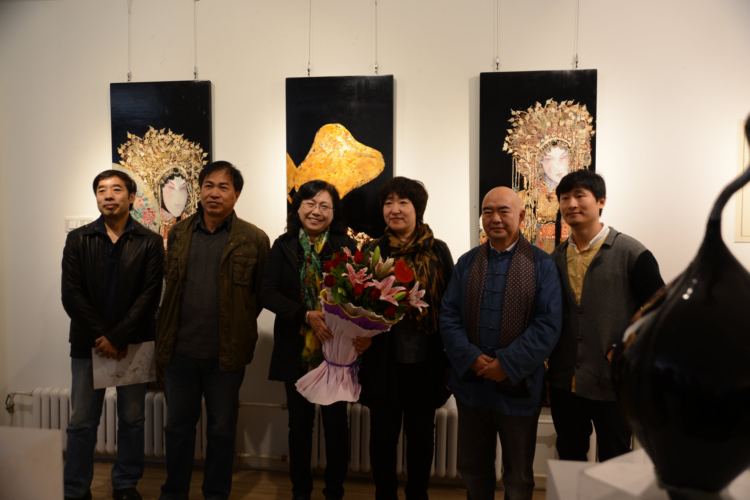 2014刘光在天津美院，举办首次个展14