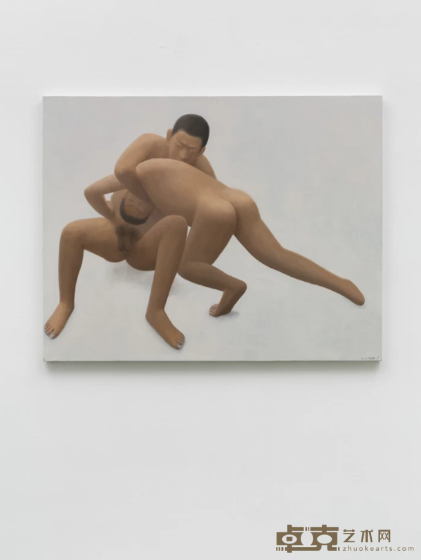 《战斗》 谭永勍 100×130cm 2018年 布面油画