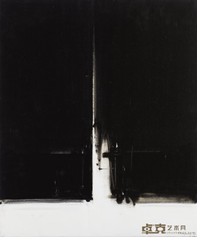 《白色垂直, 1982》 安德烈·马菲恩 73.2x60cm 1975年 布面油画