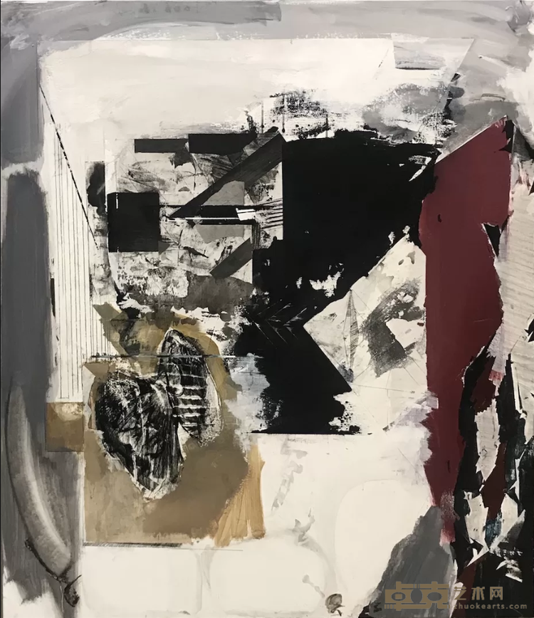 《回到未来——剥夺》 段倩文 130x150cm 2017年 布面丙烯