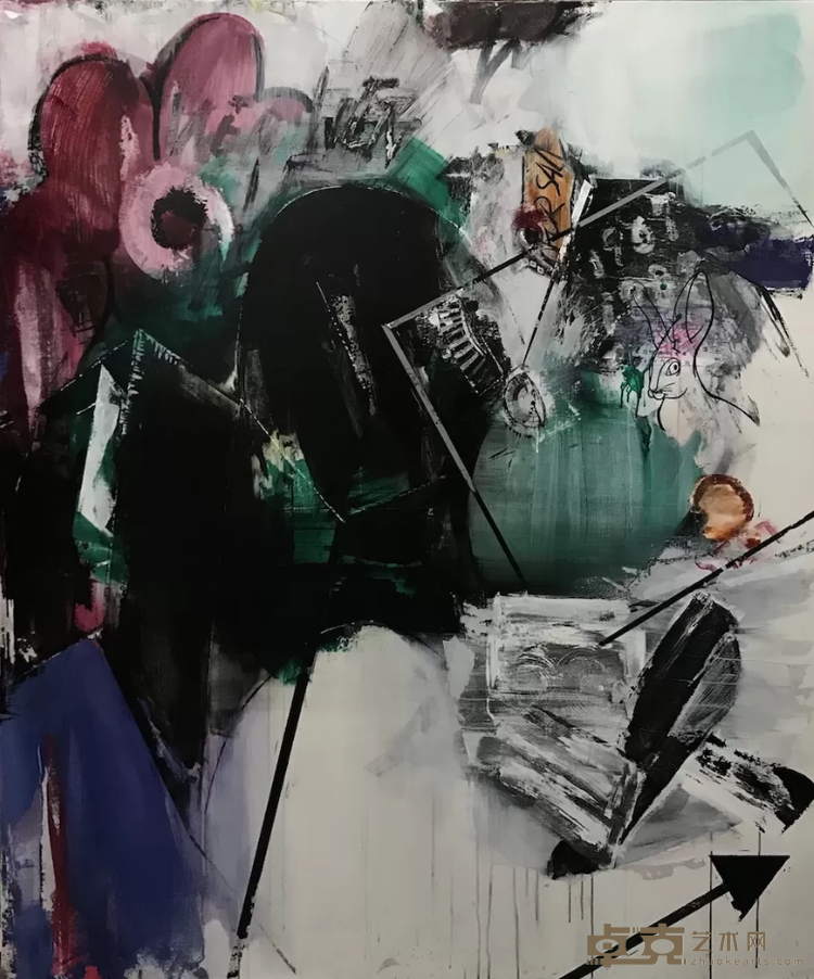 《回到未来——童年相机》 段倩文 150x180cm 2019年 布面丙烯