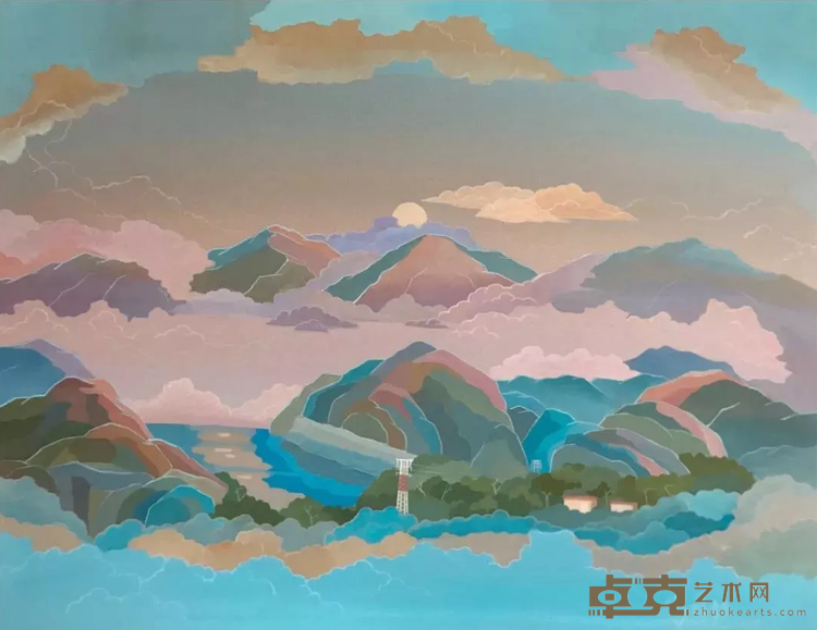 《Signal系列10》 高堉铨 45.5x33cm 2019年 亚克力