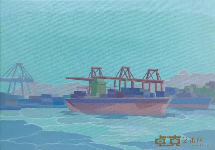 《海岛天光1》 高堉铨 27x19cm 2019年 亚克力