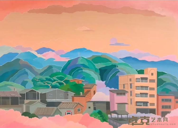 《Signal系列10》 高堉铨 45.5x33cm 2019年 亚克力