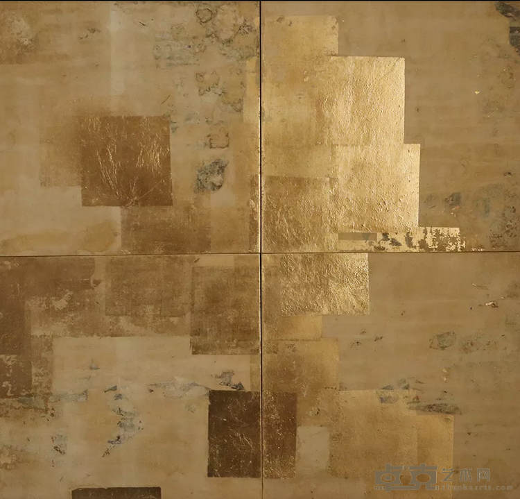 箔·念，刘继萍，80x86cm，纸本综合材料，2019 刘继萍