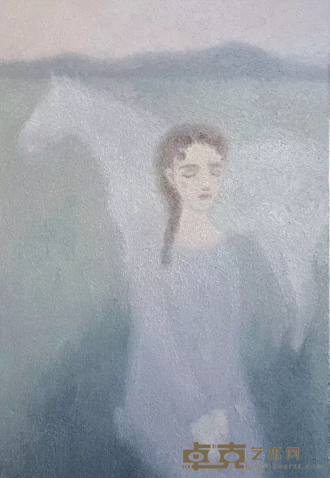 《晨祷》 高珍惜 90x60cm 2018年 布面油画