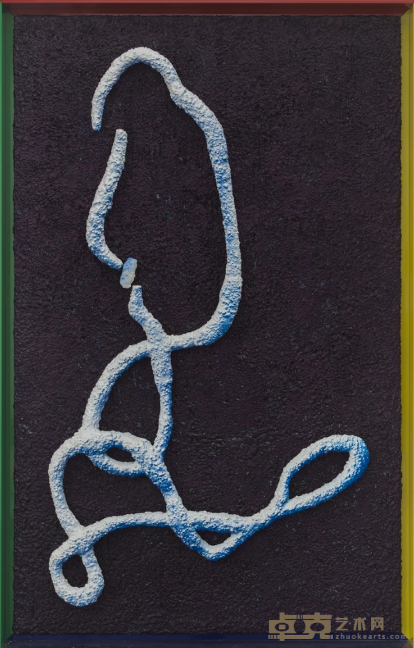 《DNA 4》 李竞雄 157x100cm 2019年 铝板，铝盘管，L型铝，U型铝，热熔胶棒和泡沫板