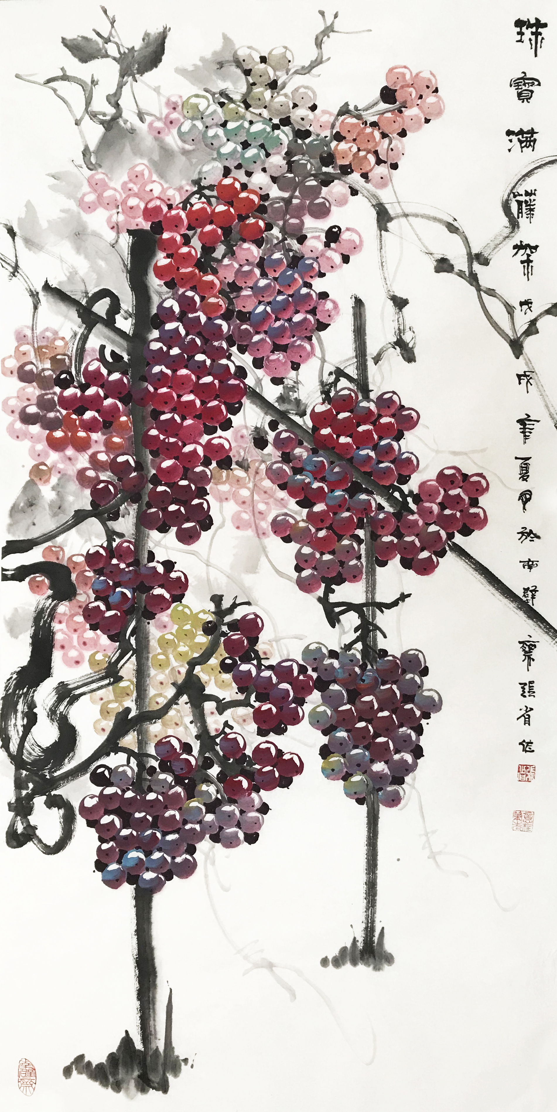 珠宝满藤架136X68CM