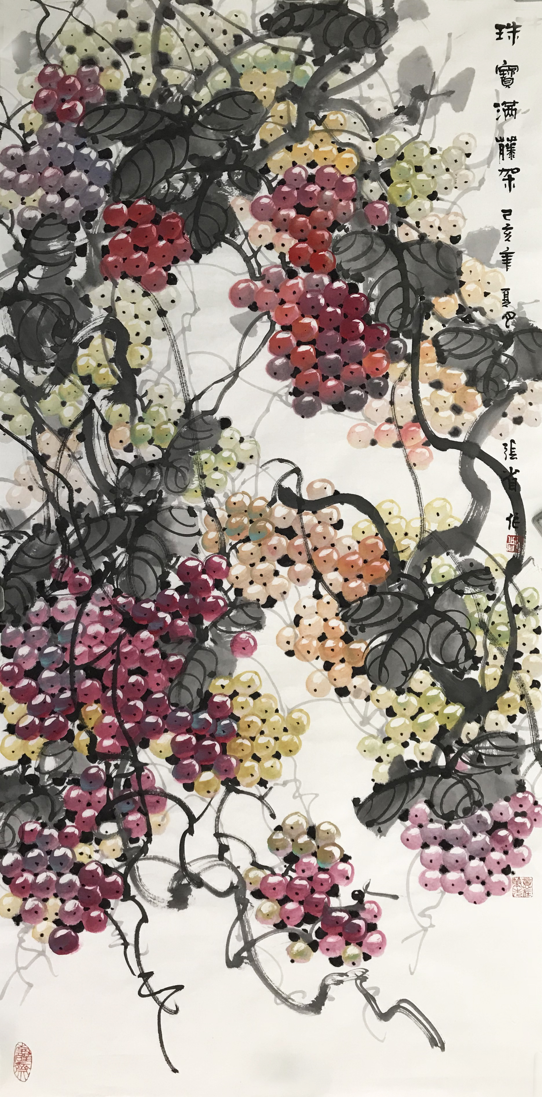 珠宝满藤架136X68CM