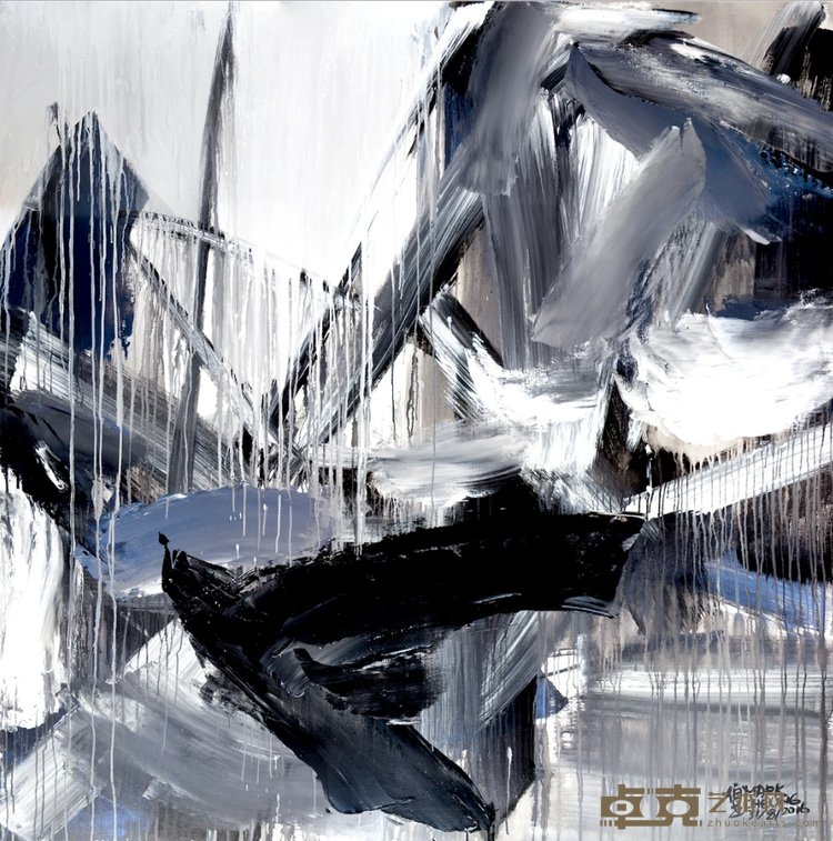 《禅境系列831》 张肇达 200x200cm 2016年