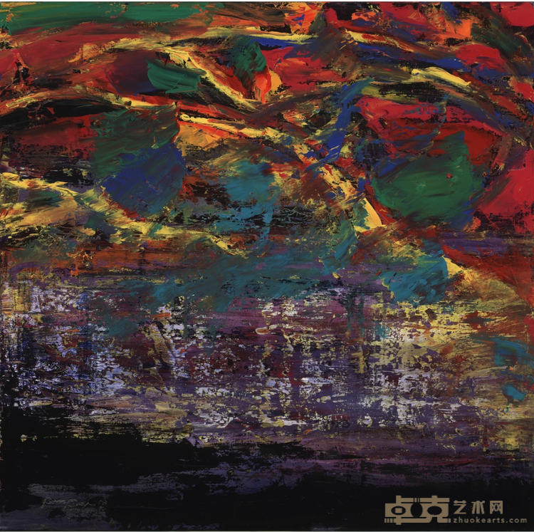 《西藏记忆01》 张肇达 200x200cm 2019年