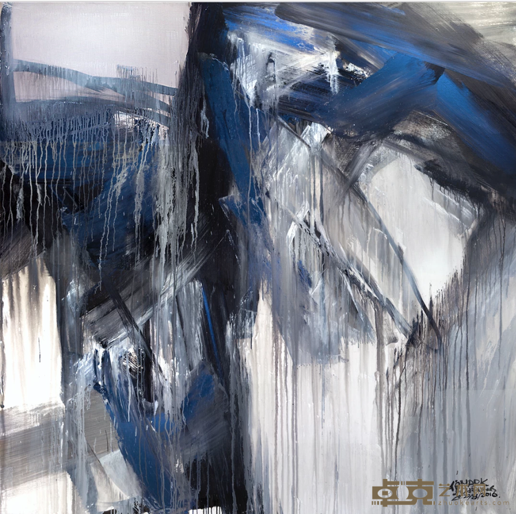 《禅境系列822》 张肇达 200x200cm 2016年