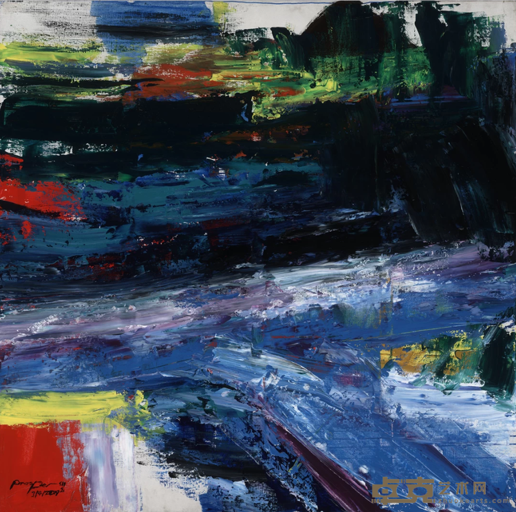 《2019.4.3》 张肇达 200x200cm 2019年