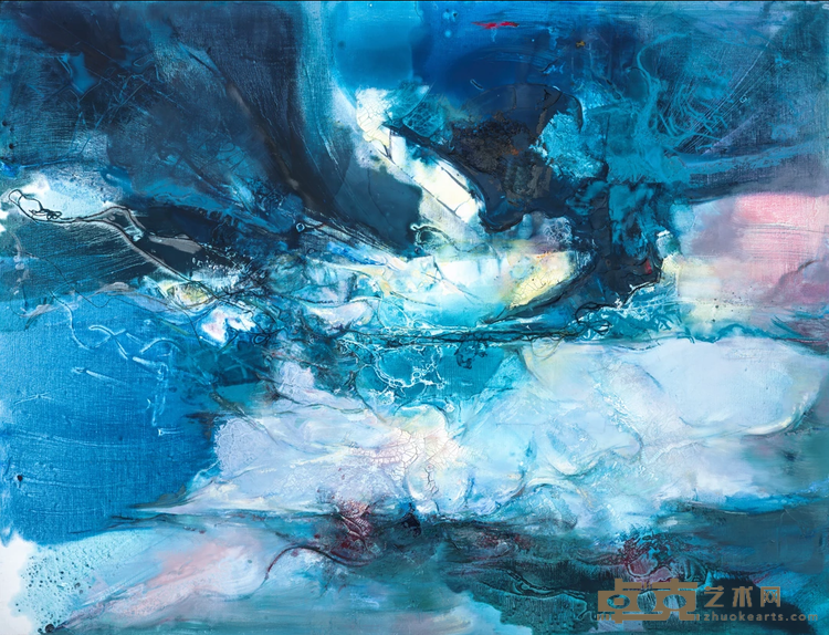 《云象系列之三》 朱磊 140×180 2017年 油画