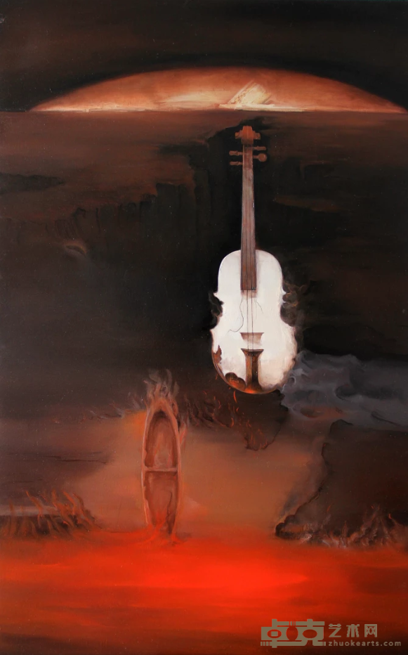 《歌未央2》 戴金龙 110×80cm 2014年 油画
