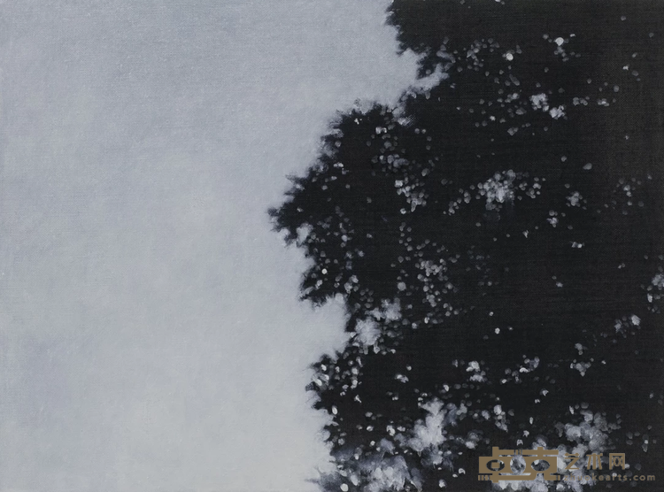 《我从你身边走过 No.17 I Walk Beside You No.17》 罗明君 Luo Mingjun 40x55cm 2019年 布面油画 Oil on canvas