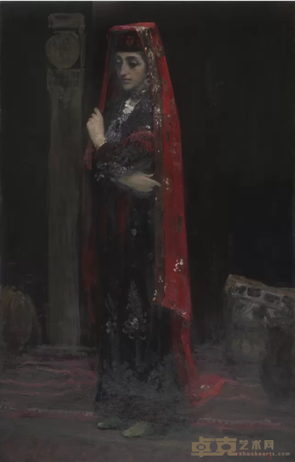 《莎依甫·加玛丽公主之二》 文国璋 200x128cm 2016年 布面油画