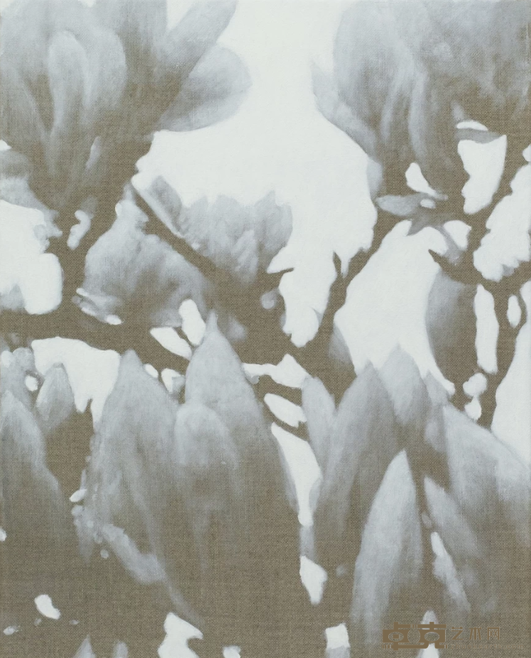 《我从你身边走过 No.13 I Walk Beside You No.13》 罗明君 Luo Mingjun 50x40cm 2019年 布面油画 Oil on canvas