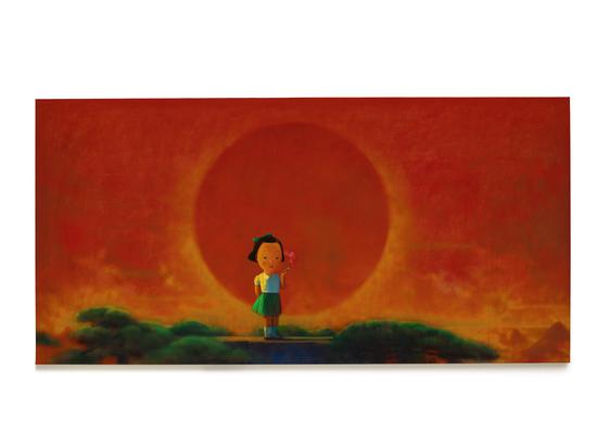 ‘ 吉利翁。库维珍藏’ 刘野《烟》 压克力画布，2001至2002年作 178 x 356.5 公分 估价：2，500万 – 3，500万港元