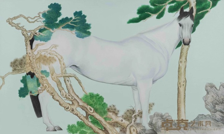 《白驹过隙》 魏阳阳 90×150cm 2019年 布面油画