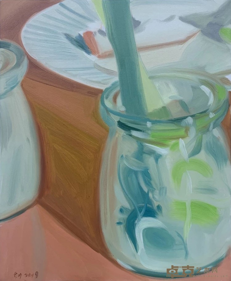 《早餐》 章剑 60x50cm 2019年