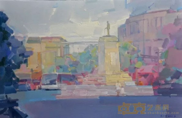 《敬仰》 陈建民 60×90cm 2011年 布面油画