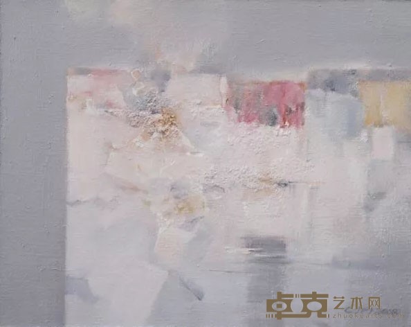 《白屋》 陈建民 40×50cm 2008年 布面油画